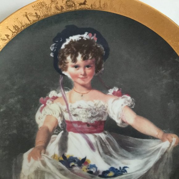 Miss Murray ltd 7500 Sir Thomas Lawrence 1983 Amstrong's art on porcelain plate - Picture 2 of 5